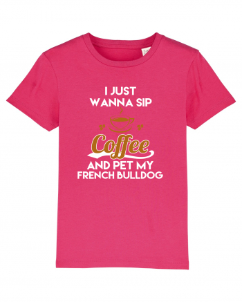 COFFEE AND FRENCH BULLDOG Raspberry