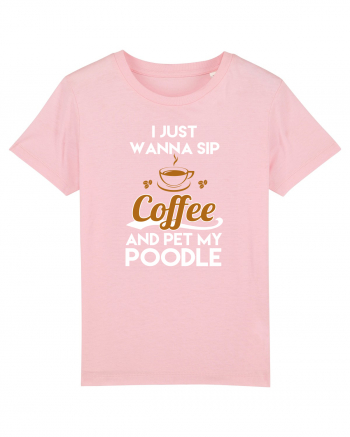 COFFEE AND POODLE Cotton Pink