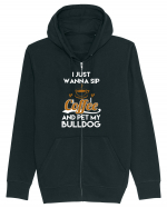 COFFEE and Bulldog Hanorac cu fermoar Unisex Connector