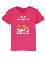 COFFEE and Bulldog Tricou mânecă scurtă  Copii Mini Creator