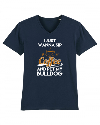 COFFEE and Bulldog French Navy