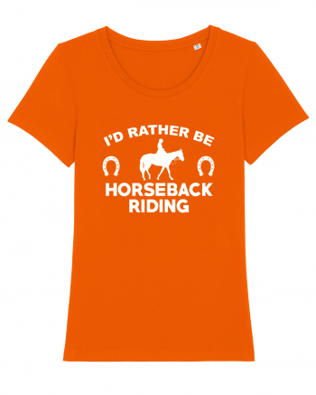 HORSEBACK RIDING Bright Orange