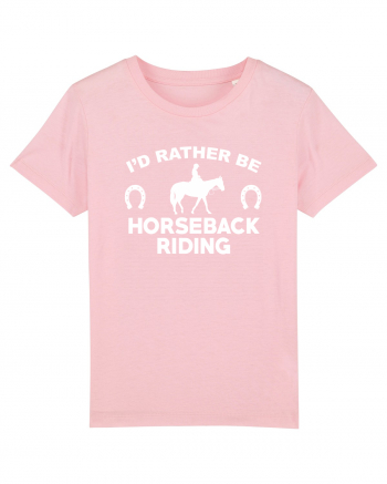 HORSEBACK RIDING Cotton Pink