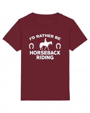 HORSEBACK RIDING Burgundy