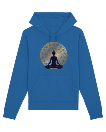 Yoga Lotus Auriu Negru Royal Blue