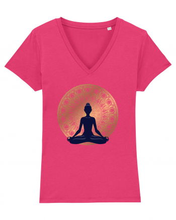 Yoga Lotus Auriu Negru Raspberry
