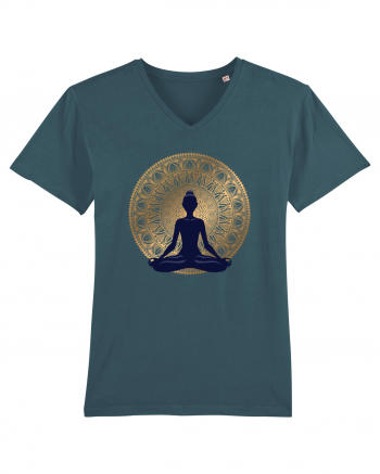 Yoga Lotus Auriu Negru Stargazer