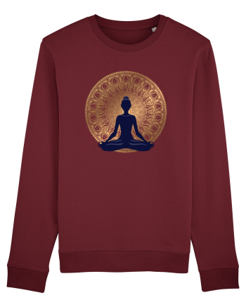 Yoga Lotus Auriu Negru Burgundy