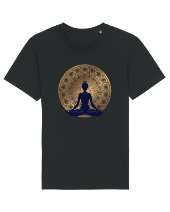 Yoga Lotus Auriu Negru Black