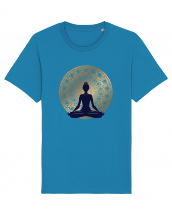 Yoga Lotus Auriu Negru Azur