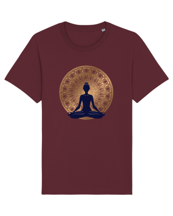 Yoga Lotus Auriu Negru Burgundy
