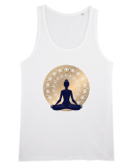 Yoga Lotus Auriu Negru Maiou Bărbat Runs