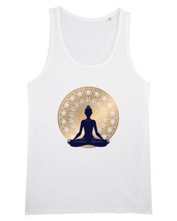 Yoga Lotus Auriu Negru White