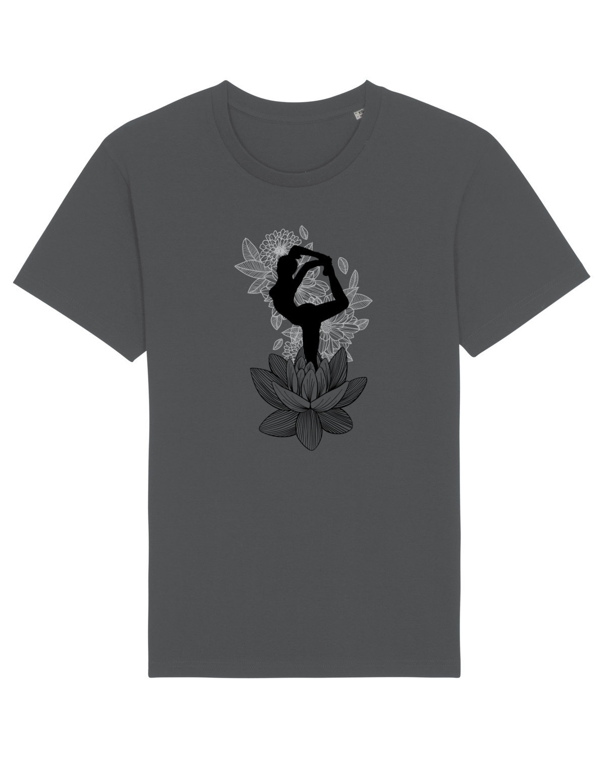 Tricou mânecă scurtă Unisex Rocker Anthracite