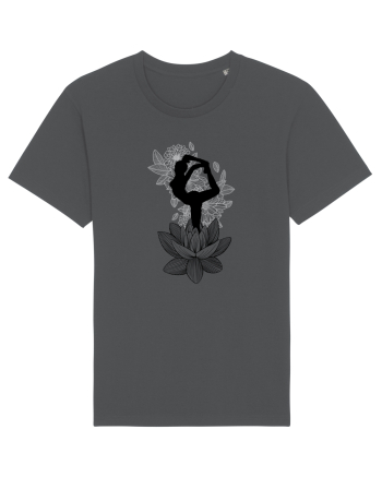 Yoga Floral Negru Anthracite