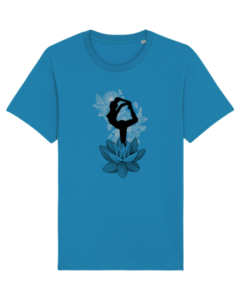 Yoga Floral Negru Azur