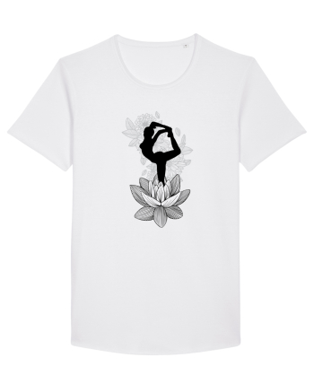 Yoga Floral Negru White