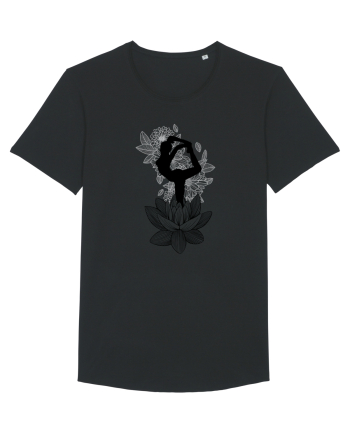 Yoga Floral Negru Black