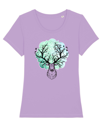 Cerb Mandala Păsări Lavender Dawn