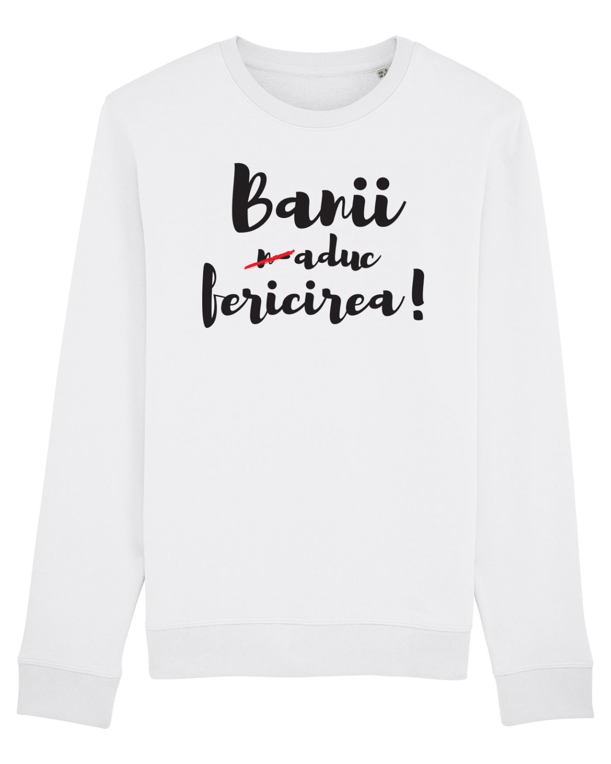 Bluză mânecă lungă Unisex Rise White