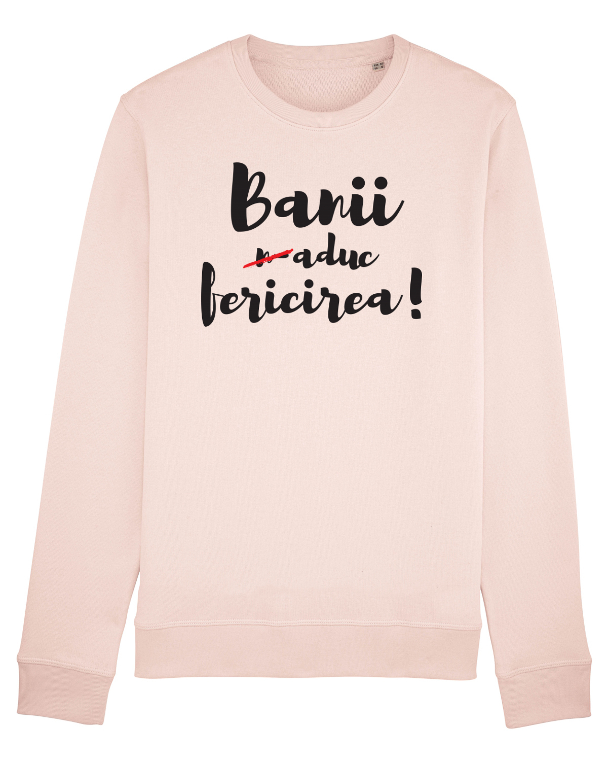 Bluză mânecă lungă Unisex Rise Candy Pink