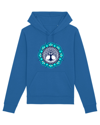 Copac Yoga cu Mandala Royal Blue