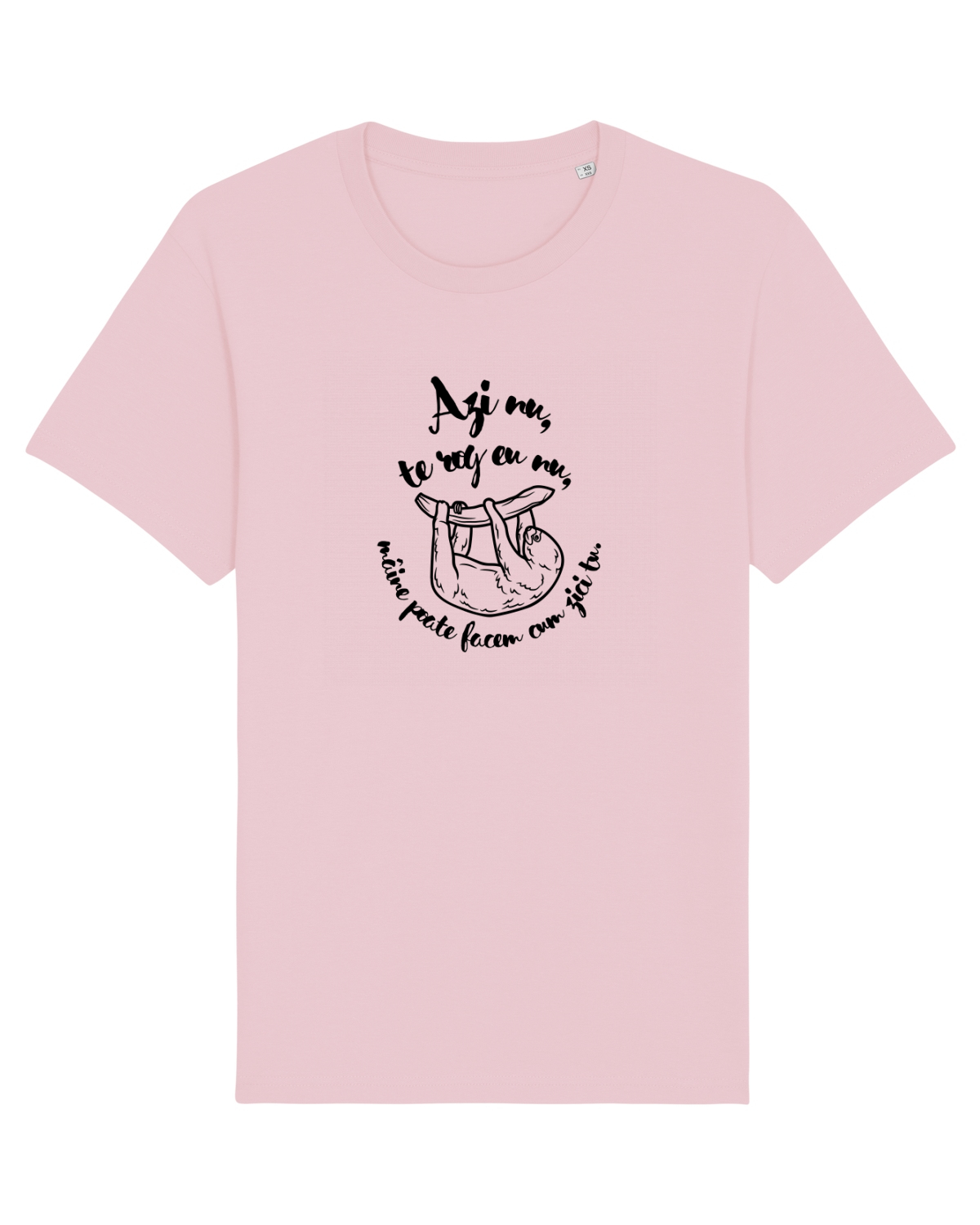 Tricou mânecă scurtă Unisex Rocker Cotton Pink