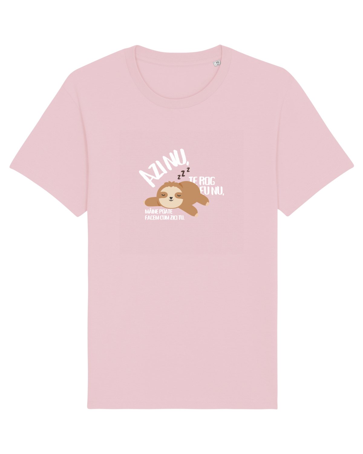 Tricou mânecă scurtă Unisex Rocker Cotton Pink