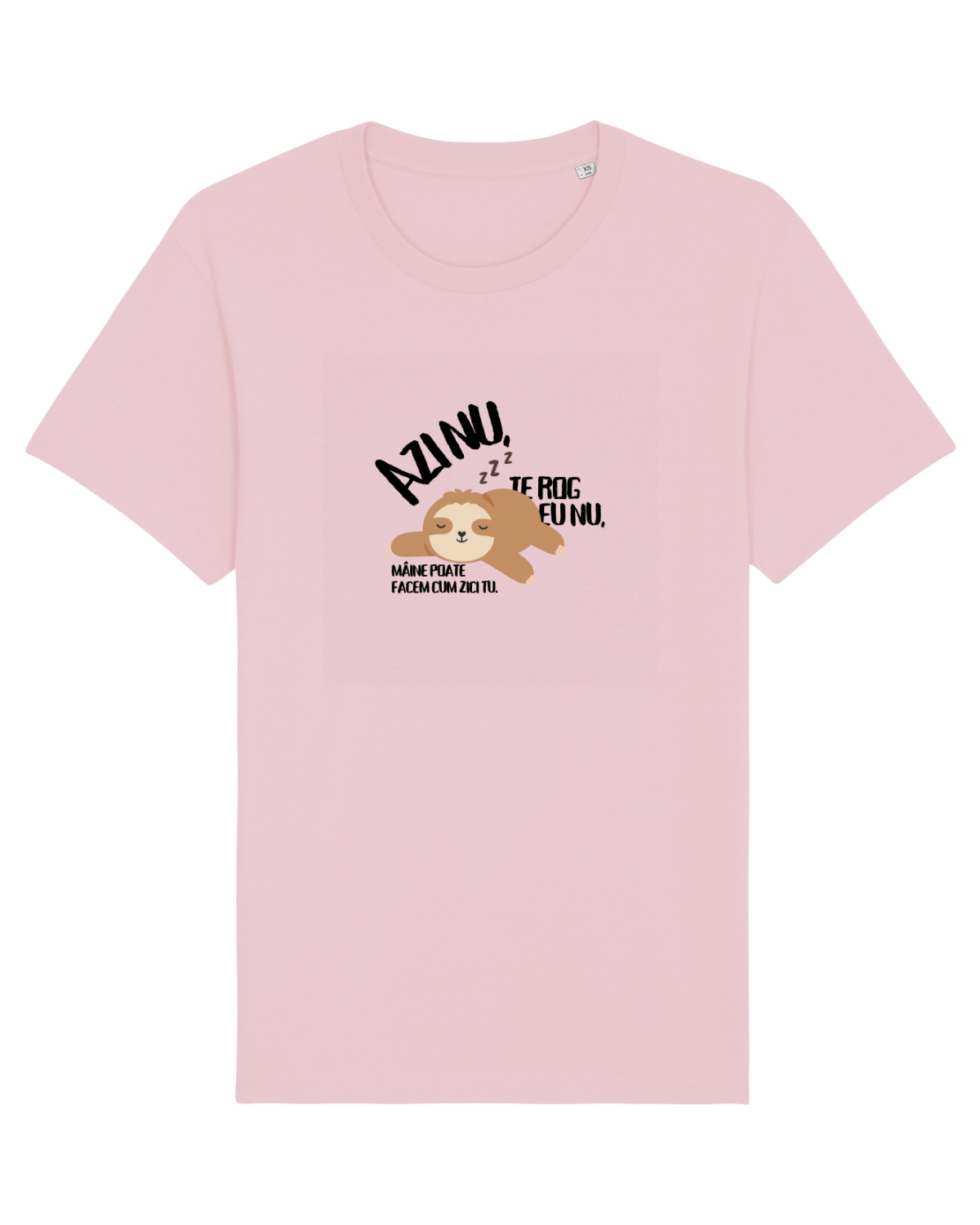 Tricou mânecă scurtă Unisex Rocker Cotton Pink