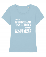 RACING CAR Tricou mânecă scurtă guler larg fitted Damă Expresser