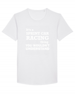 RACING CAR Tricou mânecă scurtă guler larg Bărbat Skater