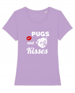 PUGS Tricou mânecă scurtă guler larg fitted Damă Expresser