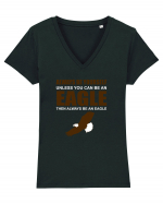 EAGLE Tricou mânecă scurtă guler V Damă Evoker