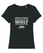 WOLF Tricou mânecă scurtă guler larg fitted Damă Expresser