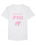 PIG Tricou mânecă scurtă guler larg Bărbat Skater