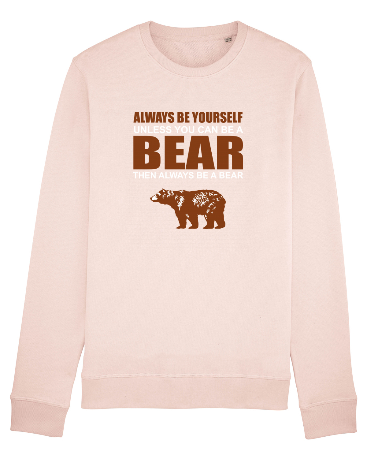 Bluză mânecă lungă Unisex Rise Candy Pink