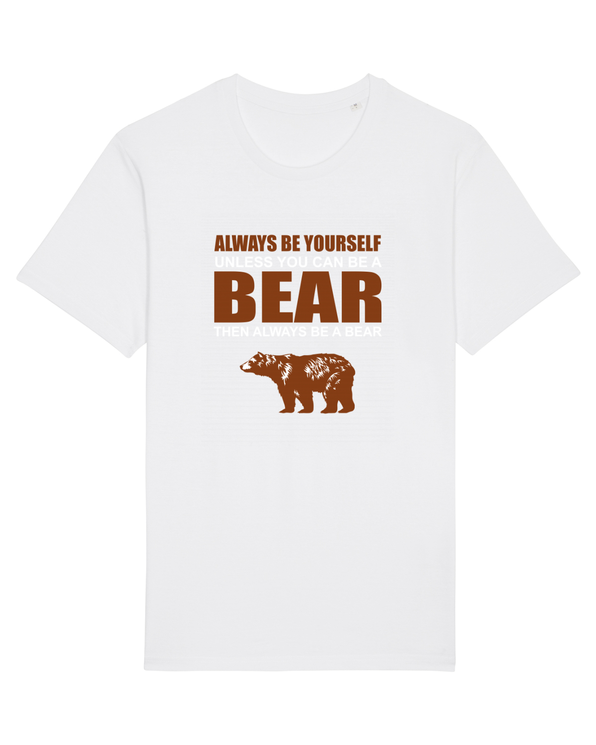 Tricou mânecă scurtă Unisex Rocker White