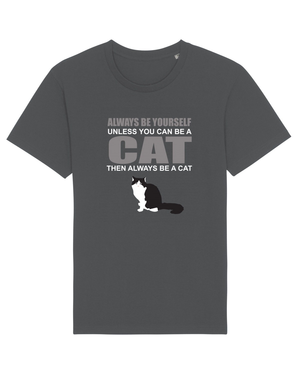 Tricou mânecă scurtă Unisex Rocker Anthracite