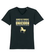 UNICORN Tricou mânecă scurtă guler V Bărbat Presenter