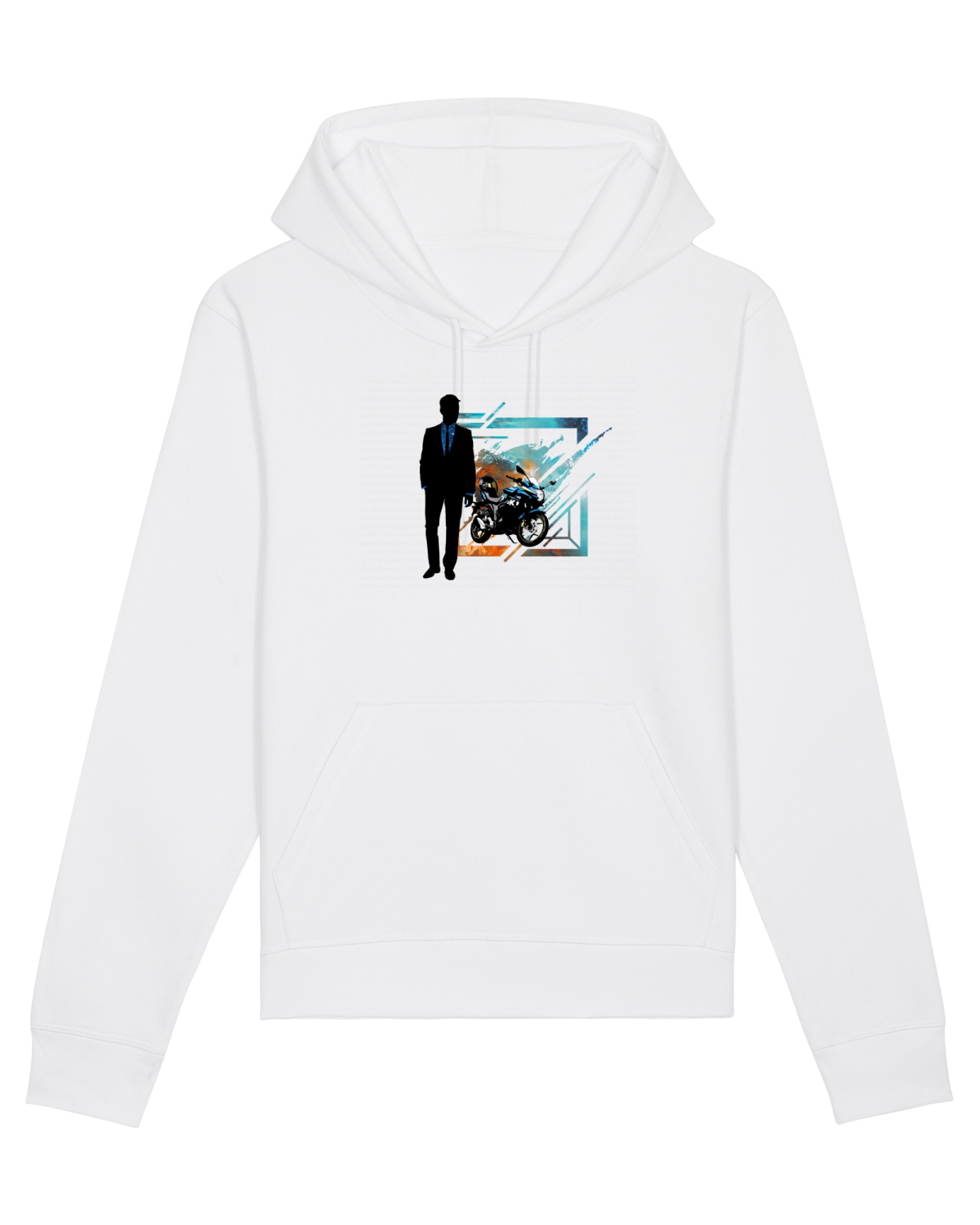 Hanorac Unisex Drummer White