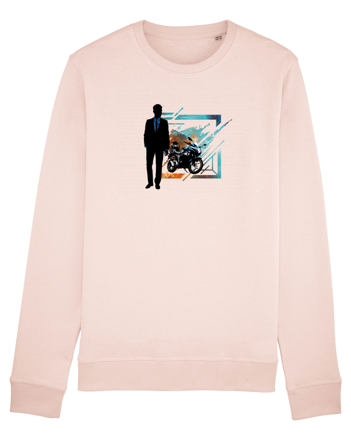 Bluză mânecă lungă Unisex Rise Candy Pink