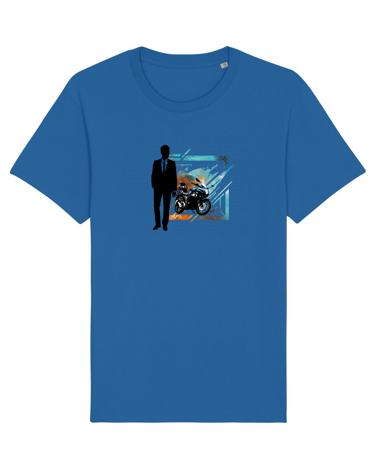 Tricou mânecă scurtă Unisex Rocker Royal Blue