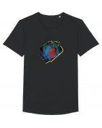 The heart of it all  Tricou mânecă scurtă guler larg Bărbat Skater