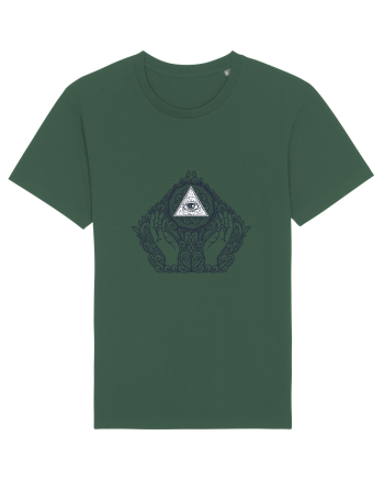 Ochi Triunghi Abstract Bottle Green
