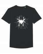 Spider Tricou mânecă scurtă guler larg Bărbat Skater