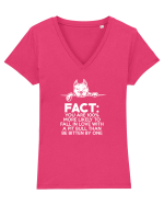 PIT BULL Tricou mânecă scurtă guler V Damă Evoker