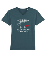 NURSE Tricou mânecă scurtă guler V Bărbat Presenter