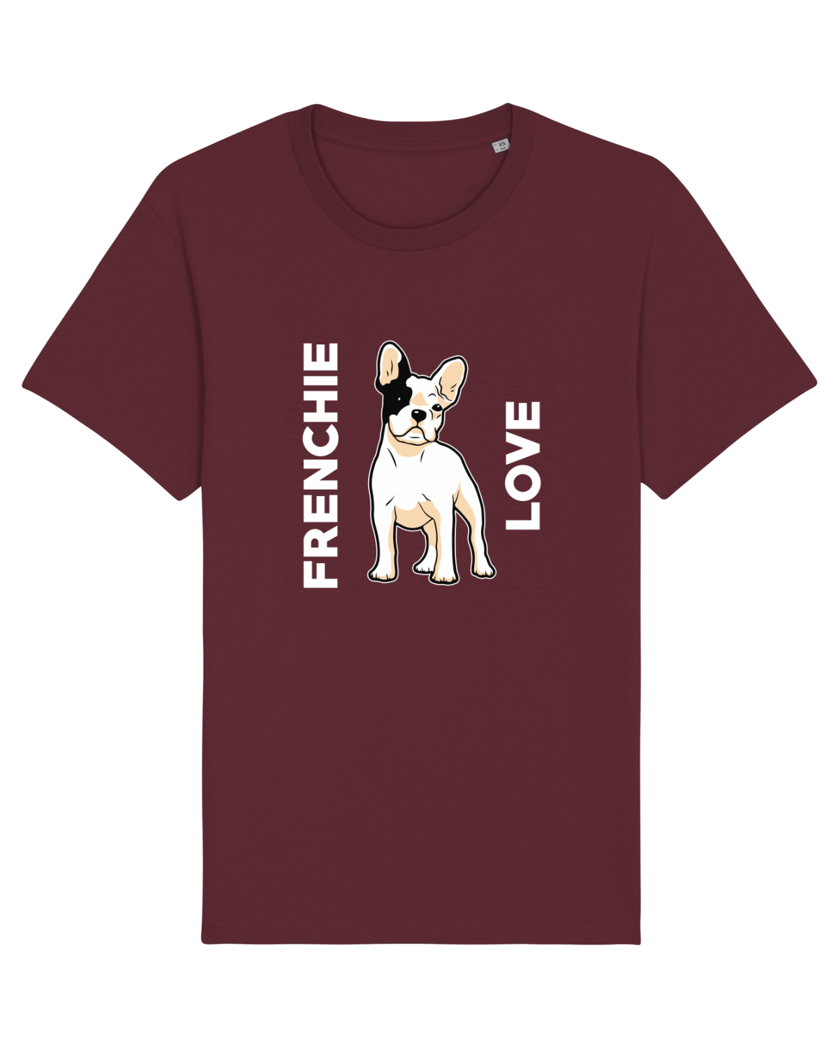 Tricou mânecă scurtă Unisex Rocker Burgundy