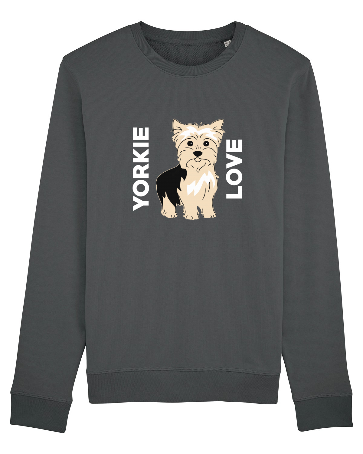 Bluză mânecă lungă Unisex Rise Anthracite