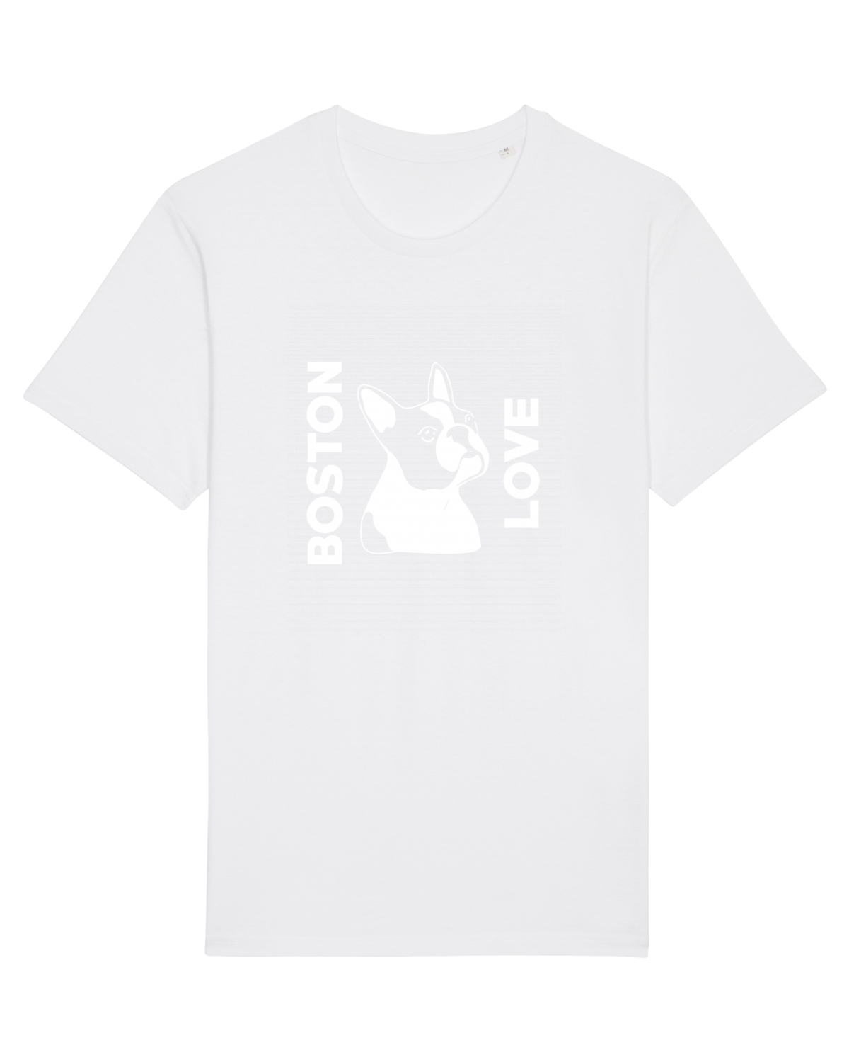 Tricou mânecă scurtă Unisex Rocker White